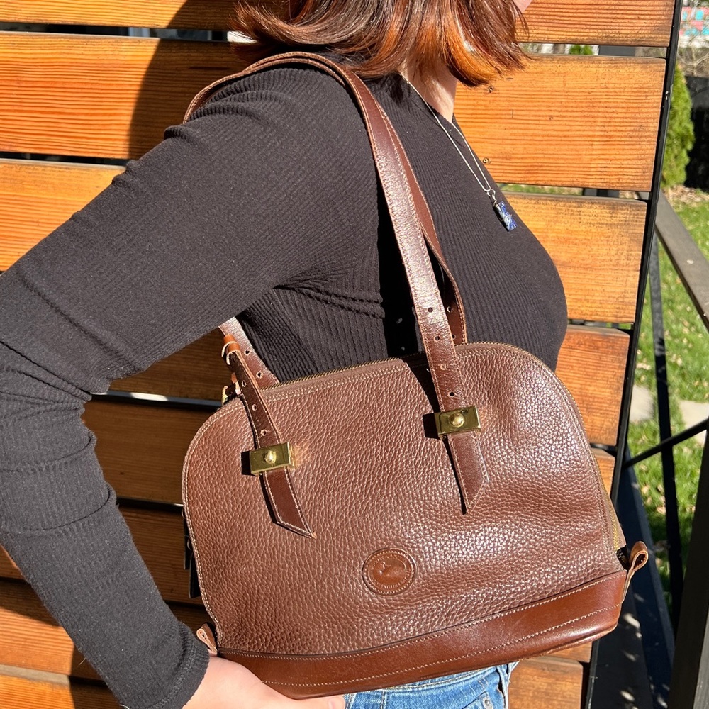 DOONEY & BOURKE Genuine Leather Brown Purse